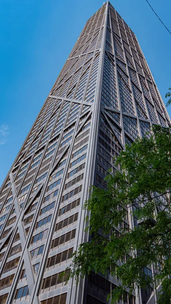 John Hancock Tower v Chicagu-Chicago, USA-11. červen 2019 — Stock fotografie