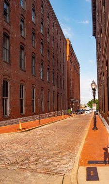 Old Town St Louis Yılında Lacledes Landing - Saint Louis. Abd - 19 Haziran 2019