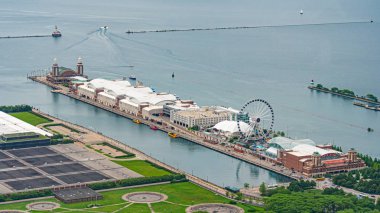 Chicago 'daki Donanma İskelesi - Chicago, ABD - 11 Haziran 2019