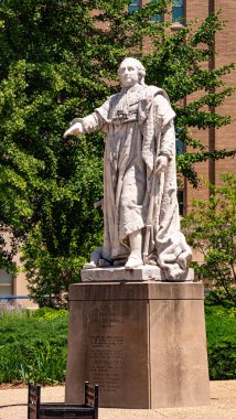 Louisville 'deki Kral Louis heykeli - LOUISVILLE, ABD - 14 Haziran 2019