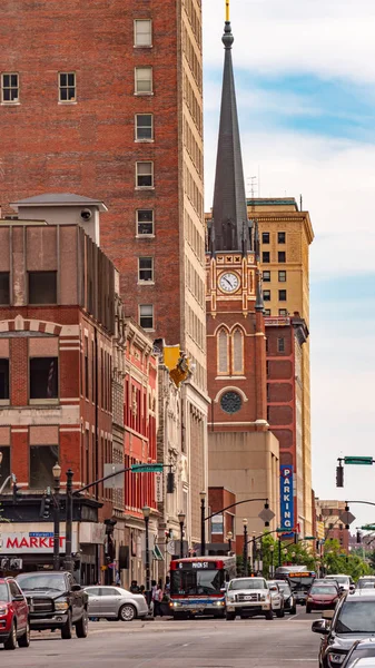 Gatuvy i Louisville-Louisville, USA-14 juni 2019 — Stockfoto