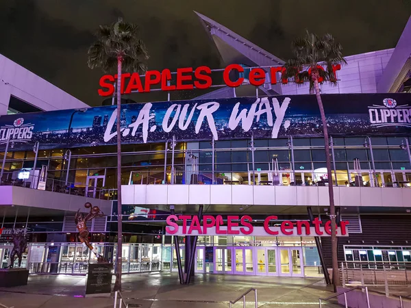 Staples Center Los Angeles - LOS ANGELES, EUA - 18 de março de 2019 — Fotografia de Stock
