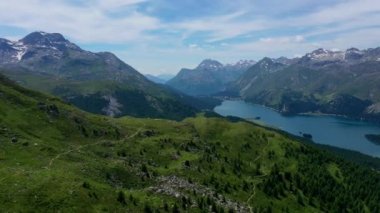İsviçre 'nin harika doğası - İsviçre Alpleri 