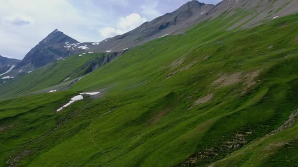 Volo Sopra Paesaggio Svizzero Svizzera Dall Alto — Video Stock