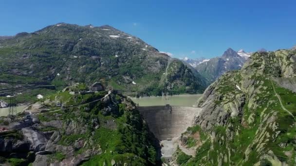 Vuelo Sobre Paisaje Suizo Suiza Desde Arriba — Vídeo de stock