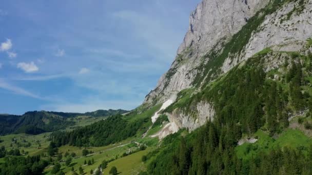 Natura Meravigliosa Della Svizzera Alpi Svizzere Dall Alto — Video Stock