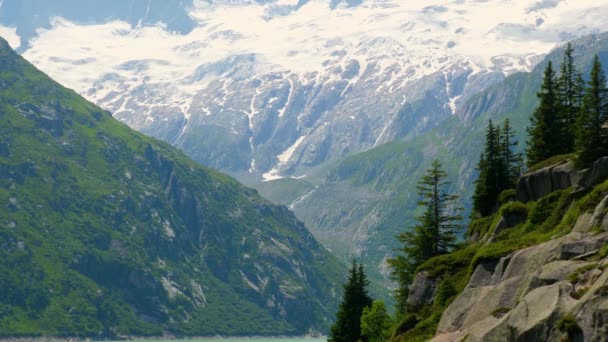 Úžasná Příroda Malebné Krajiny Švýcarských Alpách Krásné Švýcarsko — Stock video