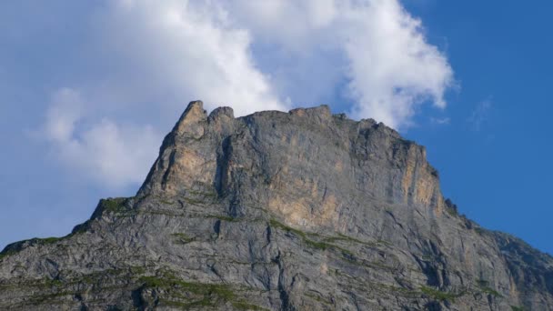 Beautiful Mountains Swiss Alps Wonderful Switzerland — Stock Video