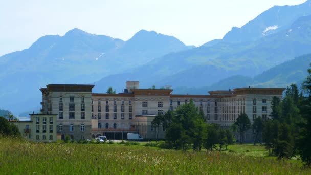 Célèbre Maloja Palace Hotel Engadin Suisse Alps Suisse Suisse Juillet — Video