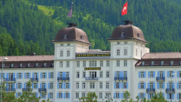 Célèbre Grand Hotel Kempinski Moritz Suisse Alps Suisse Suisse Juillet — Video