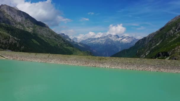 Vuelo Sobre Paisaje Suizo Suiza Desde Arriba — Vídeos de Stock