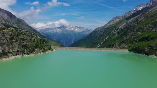 Vista Aérea Los Alpes Suizos Suiza Desde Arriba — Vídeos de Stock