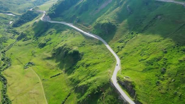 Prachtige Natuur Van Zwitserland Zwitserse Alpen Van Boven — Stockvideo