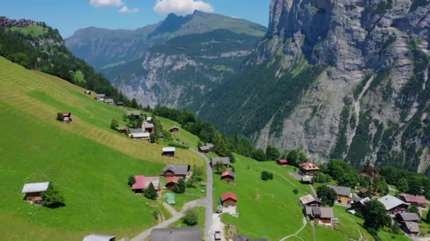 Nature Merveilleuse Suisse Les Alpes Suisses Haut — Video