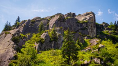 İsviçre Alplerindeki etkileyici dağlar ve buzullar, seyahat fotoğrafçılığı.