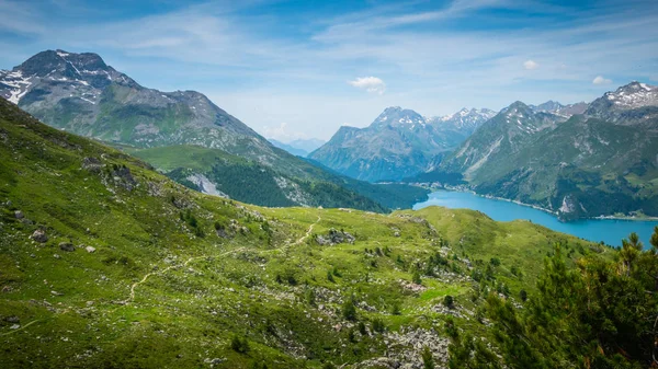 Καταπληκτική Ελβετία Όμορφα Τοπία Και Φύση Της Στις Ελβετικές Άλπεις — Φωτογραφία Αρχείου