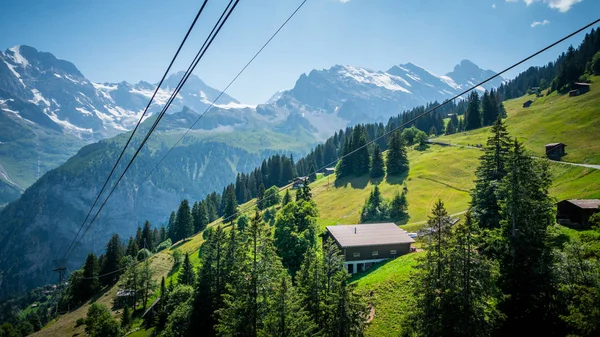 スイスアルプスの素晴らしい風景と自然 旅行写真 — ストック写真