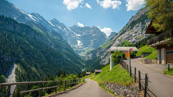 Wonderful Historic Village Gimmelwald Swiss Alps Swiss Alps Switzerland July — ストック写真