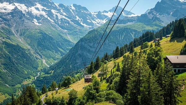 Καταπληκτικό Τοπίο Στις Ελβετικές Άλπεις Ελβετικές Άλπεις Ελβετία Ιουλίου 2019 — Φωτογραφία Αρχείου