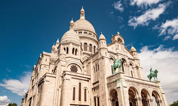 Famosa Cattedrale Del Sacro Cuore Parigi Parigi Street Photography — Foto Stock