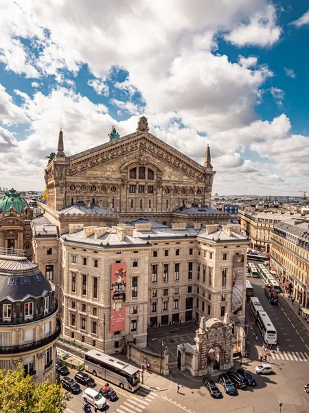 Paris Opera Garnier Luftaufnahme Stadt Paris Frankreich Juli 2019 — Stockfoto