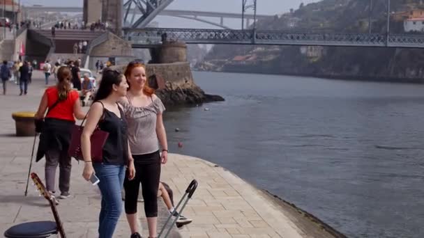 Viagem Turística Porto Porto Portugal Setembro 2019 — Vídeo de Stock