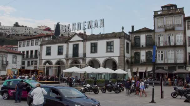 Famous Sandeman Company Porto Porto Portugal Setembro 2019 — Vídeo de Stock