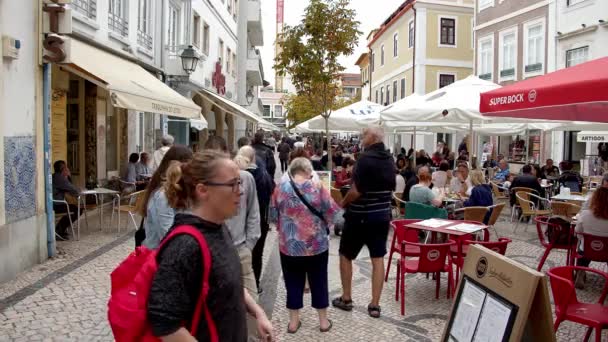 Market Square City Center Aveiro Aveiro Portugal September 2019 — Stock video