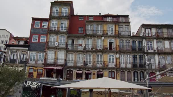 Distrito Histórico Oporto Porto Portugal Septiembre 2019 — Vídeo de stock