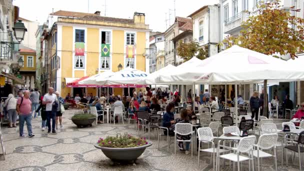 Market Square City Center Aveiro Aveiro Portugal September 2019 — Αρχείο Βίντεο