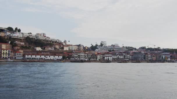 Ville Gaia Sur Rivière Douro Porto Portugal Septembre 2019 — Video