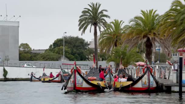 Krásné Město Aveiro Aveiro Portugalsko Září 2019 — Stock video