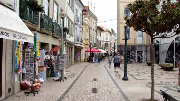 穿越葡萄牙阿韦罗 阿韦罗市中心 2019年9月18日 — 图库视频影像