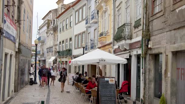 The beautiful city of Aveiro - CITY OF AVEIRO, PORTUGAL - SEPTEMBER 18, 2019 — ストック動画