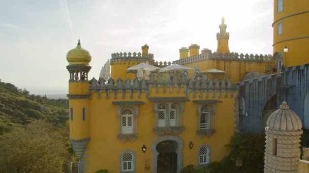 Palais National Pena Sintra Portugal Séquences Voyage — Video