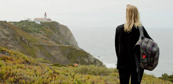 Park Naturalny Sintra Przylądku Roca Portugalii Zdjęcia Wakacji — Zdjęcie stockowe