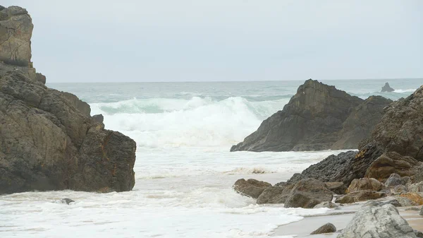 Wild Atlantic Ocean Coast Adraga Beach Portugal Travel Photography — Stock Photo, Image