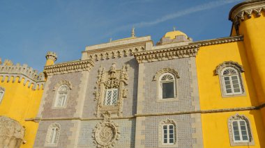 Sintra Portekiz 'deki Pena Ulusal Sarayı - seyahat fotoğrafçılığı