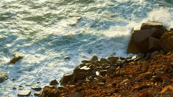 Increíble Costa Cabo Roca Portugal Atardecer Fotografía Viajes — Foto de Stock