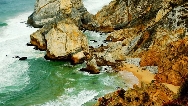 Parque Natural Sintra Cabo Roca Portugal Chamado Cabo Roca Viagens — Fotografia de Stock