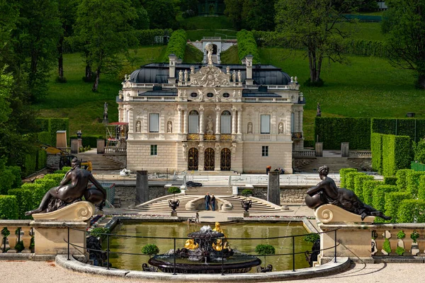 Linderhof Castle King Ludwig Bavaria Germany Linderhof Germany May 2020 — Stock Photo, Image