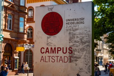 Heidelberg University Campus Altstadt - HEIDELBERG, GERMANY - MAY 28, 2020. High quality photo clipart