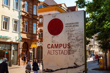 Heidelberg Üniversitesi Kampüsü Altstadt - Heidelberg, Almanya - 28 Mayıs 2020. Yüksek kalite fotoğraf