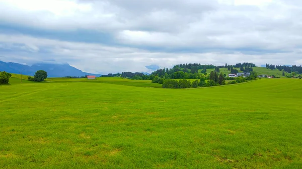 Maravilloso paisaje bávaro en los Alpes alemanes - Allgau — Foto de Stock