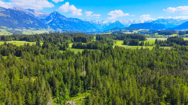 Καταπληκτική φύση της Βαυαρίας στην περιοχή Allgau των γερμανικών Άλπεων — Φωτογραφία Αρχείου