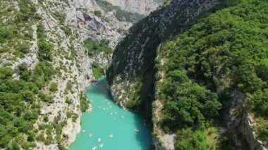 Fransız Alplerindeki Verdon Kanyonu