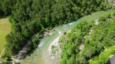 Fransız Alplerindeki Verdon Kanyonu