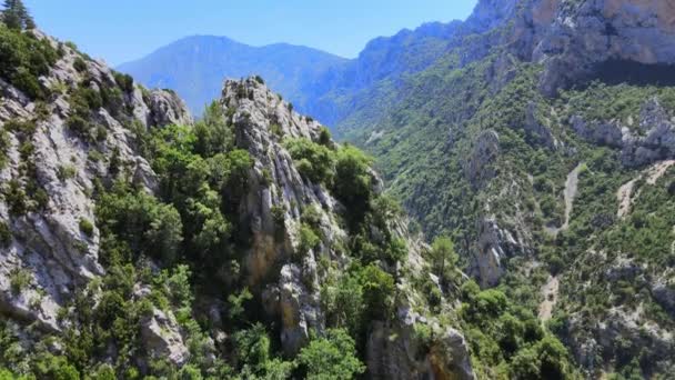 O Canyon de Verdon nos Alpes Franceses — Vídeo de Stock