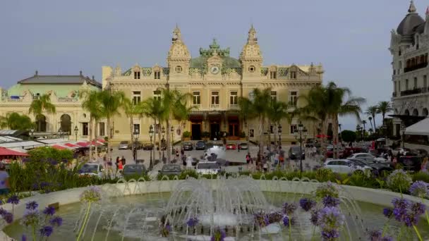 Célèbre Casino de Monte Carlo à Monaco - VILLE DE MONTE CARLO, MONACO - 11 JUILLET 2020 — Video