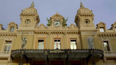 Monako 'daki ünlü kumarhane - Monte CARLO şehri - 11 Temmuz 2020